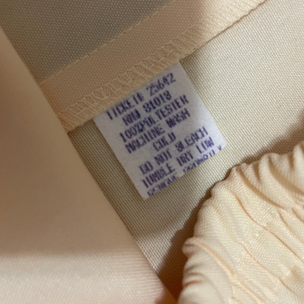 Andrea Kay VTG 80s Size 10 Butter Yellow Midi Skirt Suit SS Blazer Office NWT‎ - Picture 7 of 10